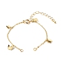 Brass Curb Chains Bracelet Making, with Brass Soldered Curb Chains and Spring Ring Clasp, 304 Stainless Steel Open Jump Rings, Butterfly