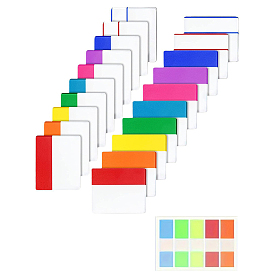 500 шт. прямоугольные этикетки для животных, чтение вкладок с заметками, стикеры категорий