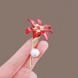 Simple Rose Brooch Temperament Fashion Elegant Corsage Clothing Anti-lost Personality Suit Accessories Pin