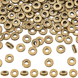 200Проставочные бусины из сплава в тибетском стиле, пончик, без кадмия и без свинца