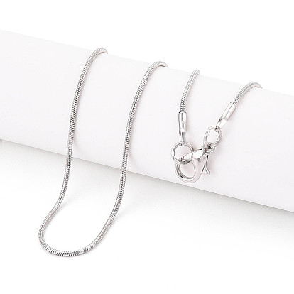 1мм железные круглые ожерелья-змейки