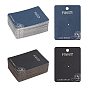 100 Pcs 2 Colors Paper Brooch Display Cards, Rectangle