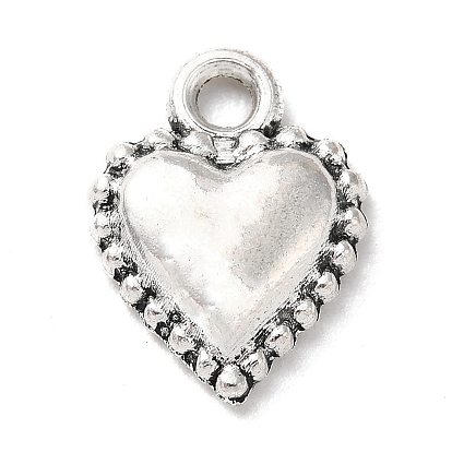 Tibetan Style Alloy Pendants, Heart Charm