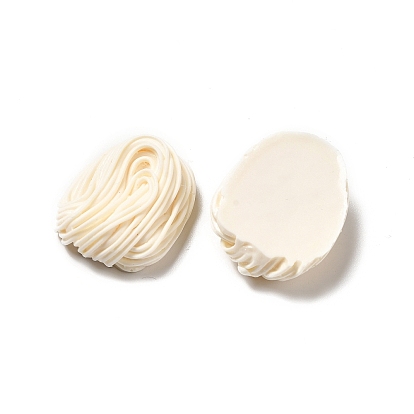 Opaque Resin Imitation Food Decoden Cabochons, Noodles
