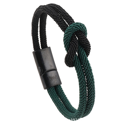 Красочный плетеный браслет ручной работы для пар и детей - веревка для фестиваля лодок-драконов своими руками