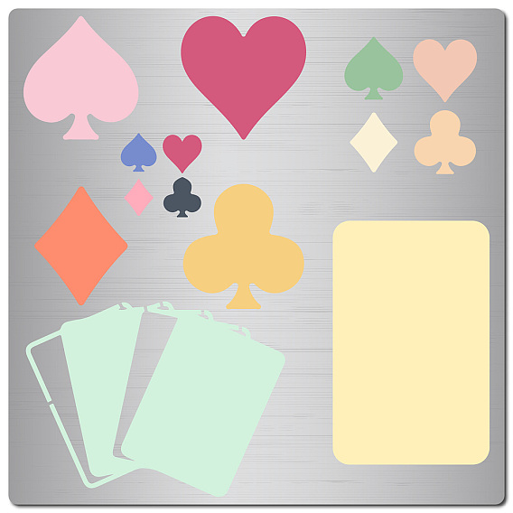 Трафареты для штампов из нержавеющей стали, для diy scrapbooking / фотоальбом, декоративная тисняющая бумажная карточка, матовый цвет нержавеющей стали