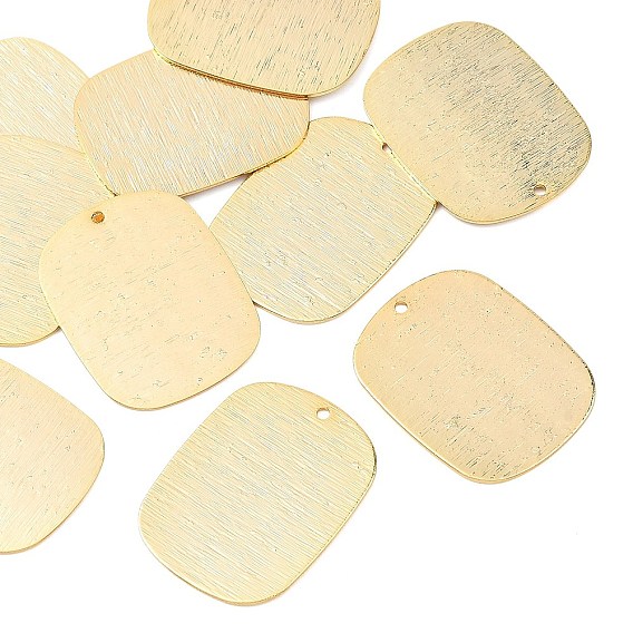 Латунные подвески, прямоугольник амулеты, без никеля , штамповка пустой метки