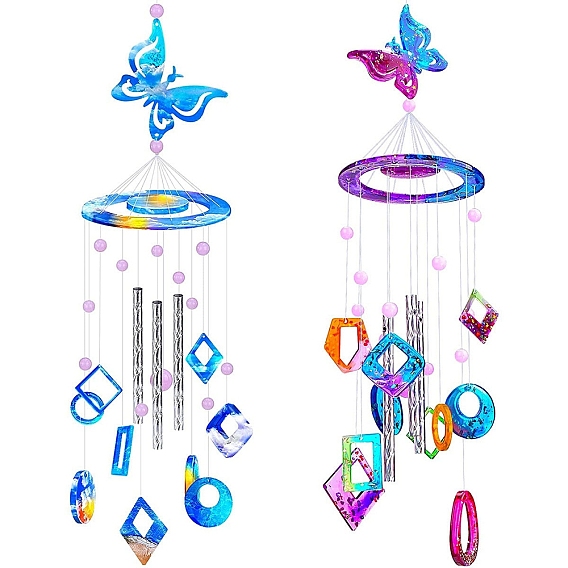 DIY пищевые силиконовые формы для колокольчиков, формы для литья смолы, инструменты для производства глиняных ремесел, белые