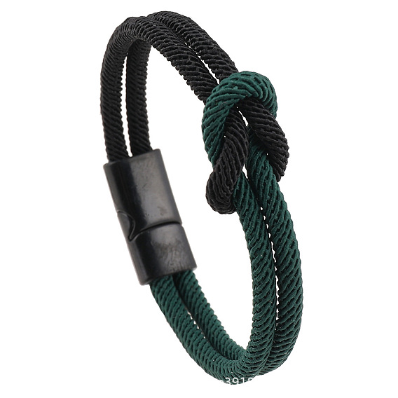 Красочный плетеный браслет ручной работы для пар и детей - веревка для фестиваля лодок-драконов своими руками