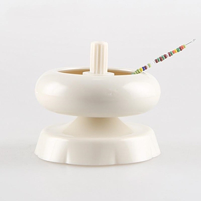 Plastic Seed Bead Spinner, Adjustable Speed Beads Loader, with Big Eye Beading Needle, for Stringing Beads Quickly