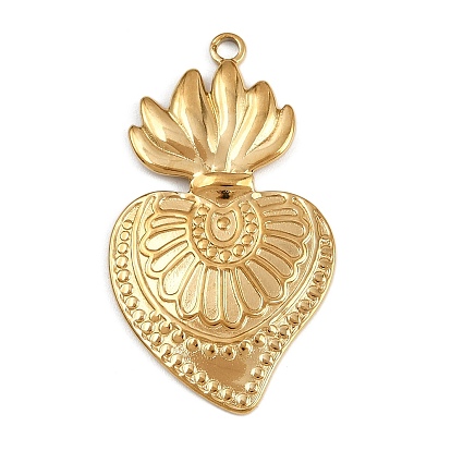 304 подвески из нержавеющей стали, ионное покрытие (ip), очарование священного сердца