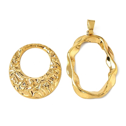 Alloy Big Pendants, Oval Charms