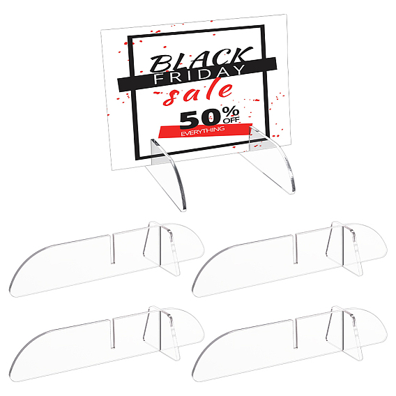 Акриловые подставки для плакатов