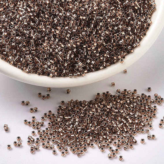 Бусины miyuki delica, цилиндр, японский бисер, 11/0