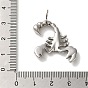 316L Surgical Stainless Steel Pendants, Scorpio Charm