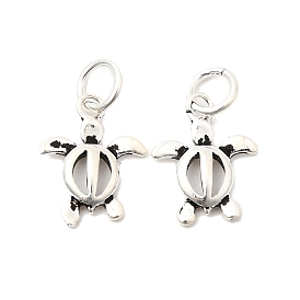 Океан 925 подвески в виде полой черепахи из стерлингового серебра, с печатью 925