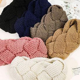 Knitted Wool Headbands for Girls Women
