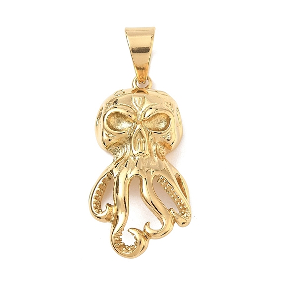 304 подвески из нержавеющей стали, осьминог, ручная полировка, ионное покрытие (ip)