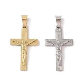 Вакуумное покрытие pvd 304 подвески из нержавеющей стали, подвеска в виде креста-распятия, религия
