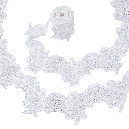 5ярдов полиэстеровой кружевной отделки, цветок