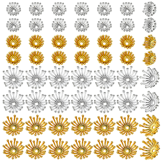 120 шт. 4 стили колпачков из сплава