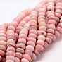 Rondelle Natural Pink Opal Beads Strands