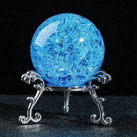 Crack Glass Crystal Ball Diaplay Decoration, Fengshui Home Decor