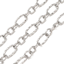 304 цепи из текстурированной нержавеющей стали с овальными звеньями, несварные