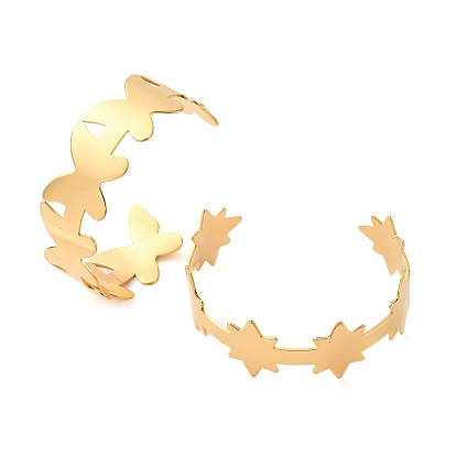 304 женские браслеты-манжеты из нержавеющей стали