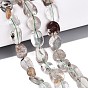 Natural Green Lodolite Quartz/Garden Quartz/Green Phantom Quartz Beads Strands, Nuggets, Tumbled Stone