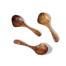 Wooden Soup Spoon, with Spout, Kitchen Tool, Serving Spoon