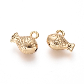 Long-Lasting Plated Alloy Charms, Fish