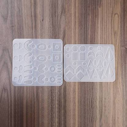 DIY силиконовые формы кулон, формы для литья смолы, для уф-смолы, изготовление ювелирных изделий из эпоксидной смолы, неправильная геометрия