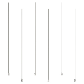 6шт 6 стиль длинные иглы для нанесения клея из нержавеющей стали