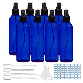 DIY Kits, with Plastic Spray Bottles, Mini Transparent Plastic Funnel Hoppers, 2ml Disposable Plastic Droppers and Label Paster