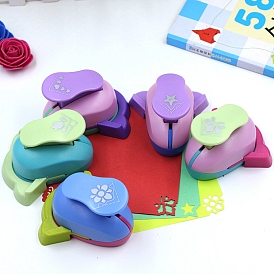Plastic Paper Corner Craft Hole Punches, Paper Puncher for DIY Paper Cutter Crafts & Scrapbooking, Random Color
