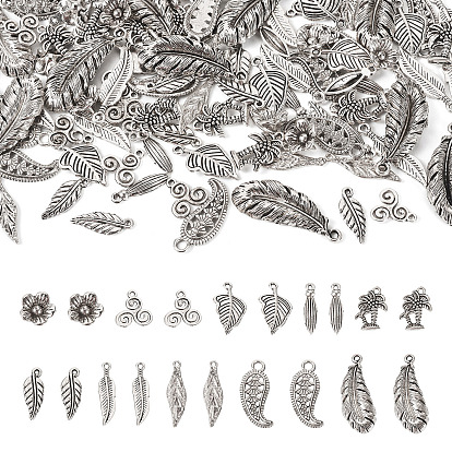 100 шт 10 стили подвески из сплава в тибетском стиле