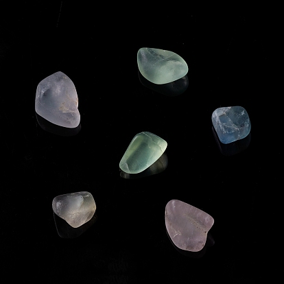 Natural Fluorite Chip Beads, No Hole/Undrilled