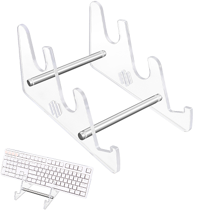 Акриловые подставки для клавиатур с платиновым покрытием из железа