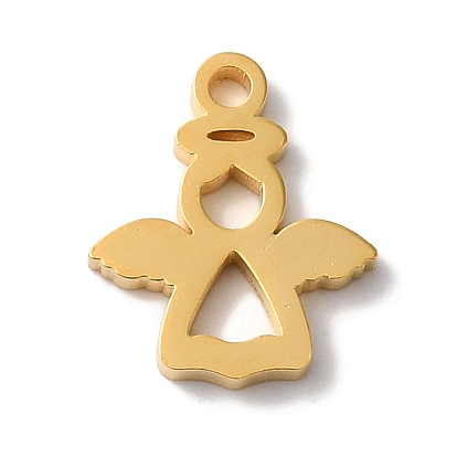 Вакуумное покрытие pvd 304 подвески из нержавеющей стали, лазерная резка, ангельские прелести