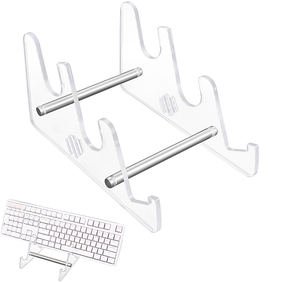 Акриловые подставки для клавиатур с платиновым покрытием из железа