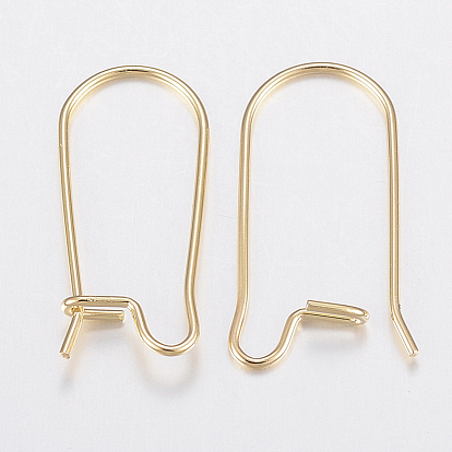 304 Stainless Steel Hoop Earring Findings Kidney Ear Wires