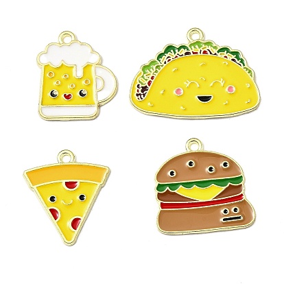 Подвески из пищевой эмали, золотой свет