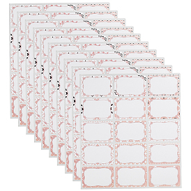 ПВХ самоклеющиеся наклейки, английское название самоклеящейся этикетки, прямоугольные