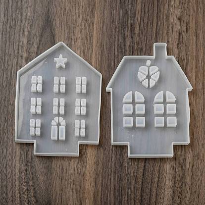 Силиконовая форма, изготовление изделий из эпоксидной смолы, подсвечник, белые