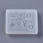 Silicone Pendant Molds, Resin Casting Molds, For UV Resin, Epoxy Resin Jewelry Making, Mixed Shapes