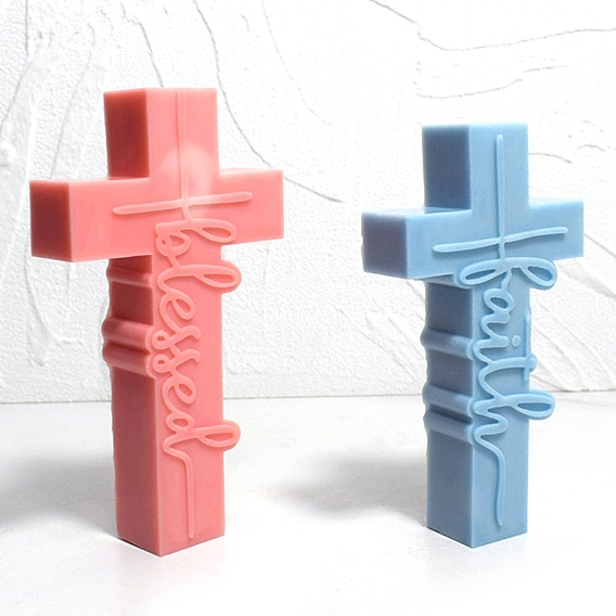 Формы для свечей из пищевого силикона своими руками, для изготовления свечей, крестик