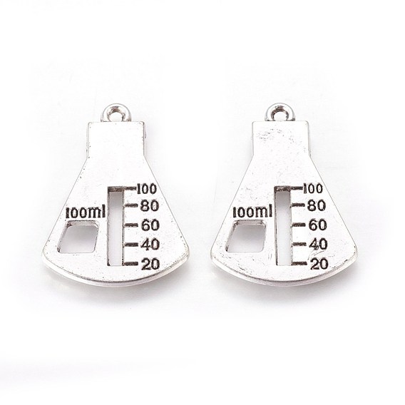 Tibetan Style Zinc Alloy Pendants, Measuring Glass
