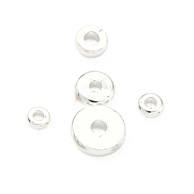 Spacer бисер латунные, плоско-круглые, долговечный, без свинца и без кадмия, стойки покрытие