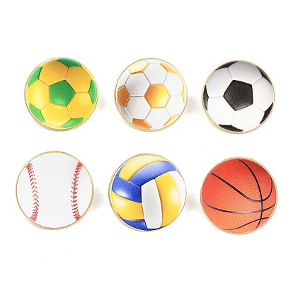 Спортивные эмалированные значки, Застежки для значков из золотого сплава для рюкзаков и одежды